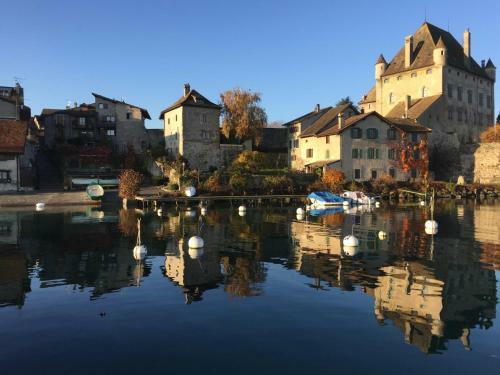 A Room With A View - Maisonnette Dans Bourg M�di�val Au Bord Du Lac L�man