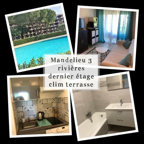 Apartamento Mandelieu 3 Rivi�res Dernier �tage B5