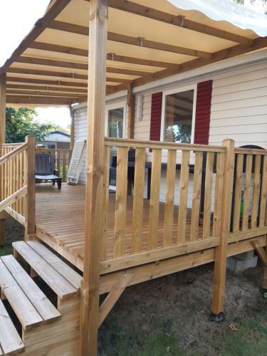 Cap Ferret - Mobil-home Dans Camping 4 �toiles - Plage Priv�e