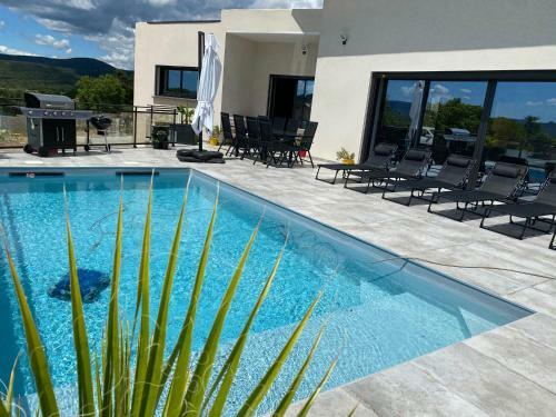 Villa Avec Vue Panoramique Sur Les C�vennes