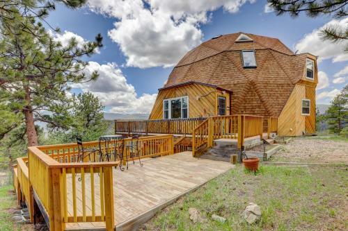 Secluded Rustic Dome With Majestic Views At Idaho Springs