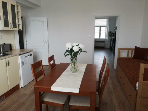 Fine Apartment In Centrum Of Slan� With Aircondition