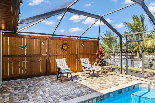 Direct Access Waterfront Villa With Heated Pool & Spa Edgewater Escape Roelens Vacations