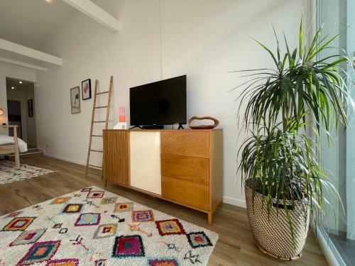 Apartamento Grand Studio Avec Terrasse, Wifi, Netflix Et V�los