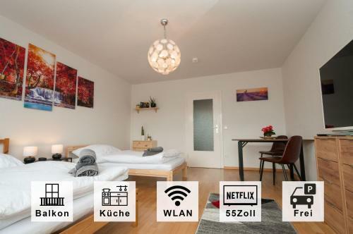 Apartamento Fantawo - City-studio Hell Und Modern Mit Netflix