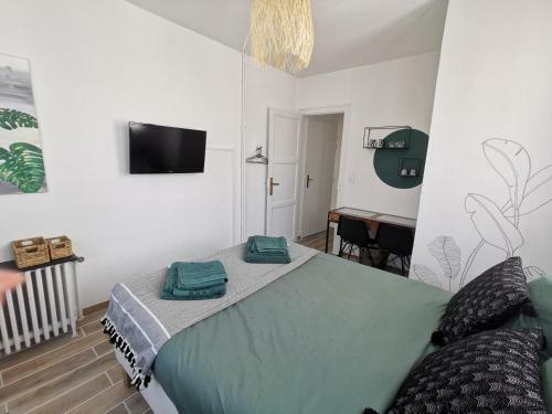 Hostal Les Rauches - Quai Loire - Chambre Jungle