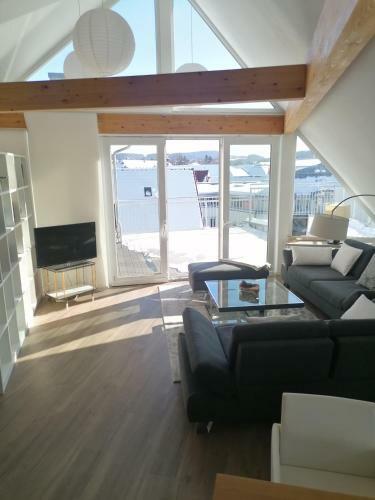 Apartamento Exklusives Loft Unterm Dach Mit 40qm Terrasse