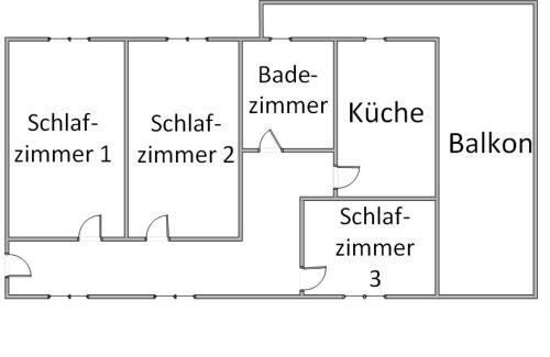 Apartamento Rheinterrasse Wohnung 1