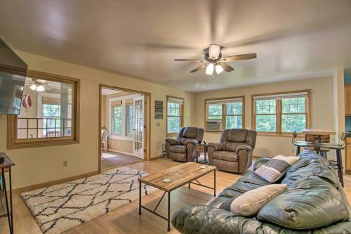 Waterfront Leech Lake Cabin With Dock, Fire Pit