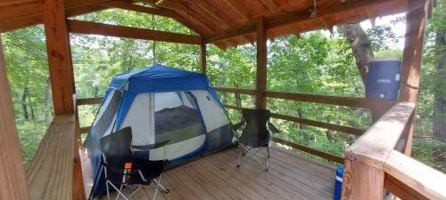 Treetopper 2 - Fully Set Up Tent Site! - Bbq - Firepit - Outdoor Pool - Hiking