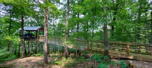 Treetopper 2 - Fully Set Up Tent Site! - Bbq - Firepit - Outdoor Pool - Hiking