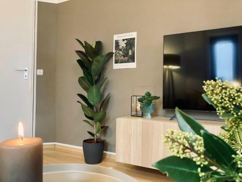 Schickes, Stilvolles Und Helles Apartment In M�nster