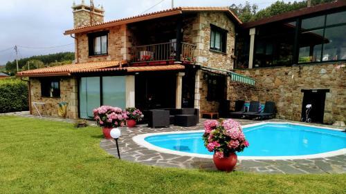 Apartment Pant�n Beach Galicia Privad Pool & Garde