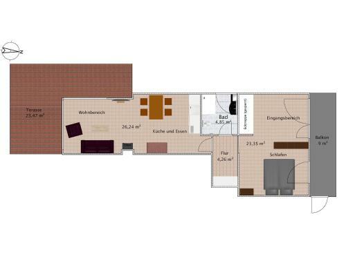 Apartamento Haus Kap Hoorn Ferienwohnung Passat