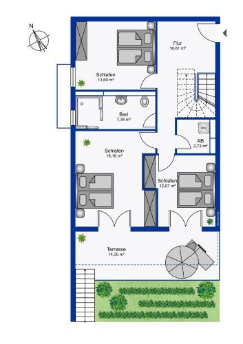 Apartamento Wohnen Am S�dstrand - Ferienwohnung 0 7