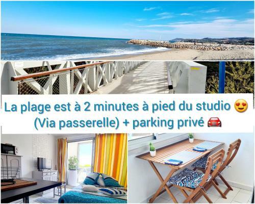 Apartamento Studio Loggia Plage: 2 Min � Pied � Port-argel�s