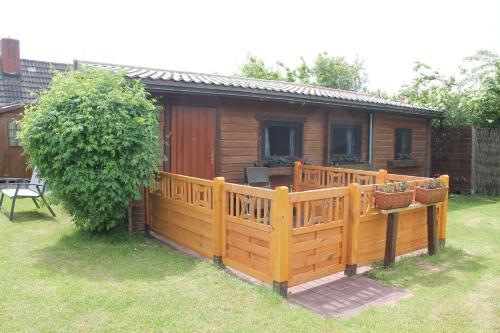Apartamento Haus Seerobbe-blockhaus Im Garten