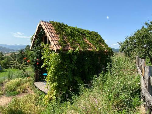 La Roulotte Et La Cabane de La Colline Seive