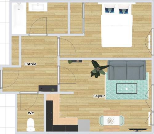 Lille Hypercentre - Beautiful Spacious And Functional Apartment Parking