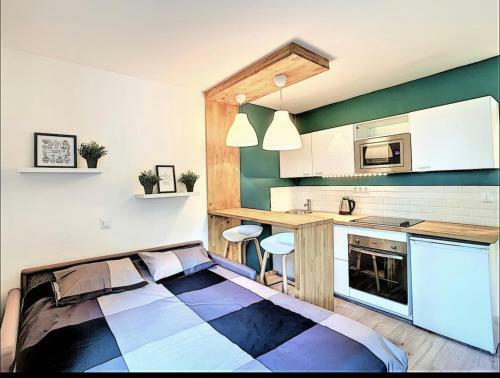 Apartamento Centre Saint-gervais Studio Vert Moderne 2 Pers Proche T�l�cabine