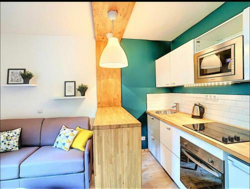 Apartamento Centre Saint-gervais Studio Vert Moderne 2 Pers Proche T�l�cabine