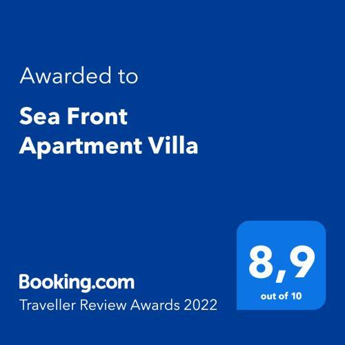 Sea Front Apartment Villa