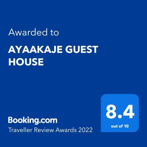 Hotel Ayaakaje Guest House