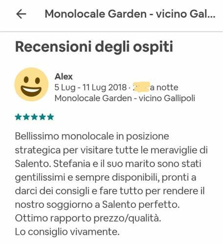 Monolocale Garden