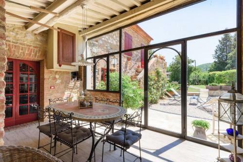 2 Bedrooms House With Shared Pool And Enclosed Garden At Trequanda