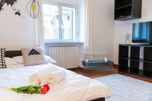 Apartamento Accogliente Residenza Rocchetto A 25mt Da Piazza Erbe