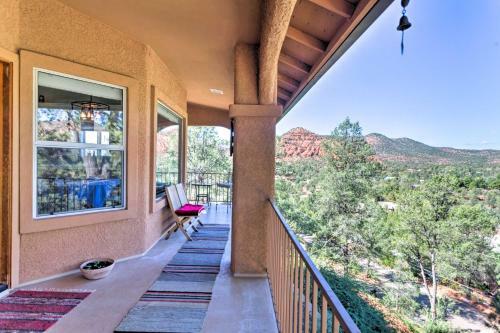 Sedona House Wraparound Balcony And Mtn Views!