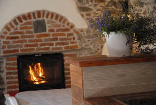 Apartamento Chalet In Pietra E Legno Con Caminetto