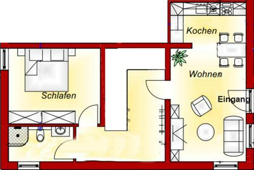 Apartamento Ferienwohnung Ronja