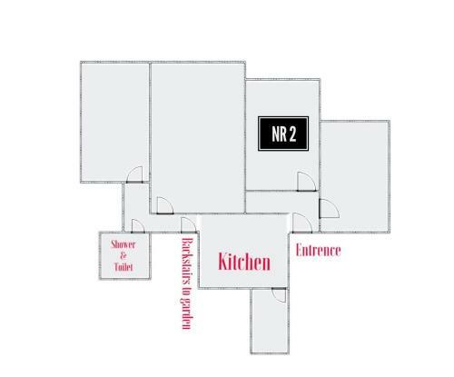 Four Individual Beautiful Spacious Rooms In Stylish Apartment