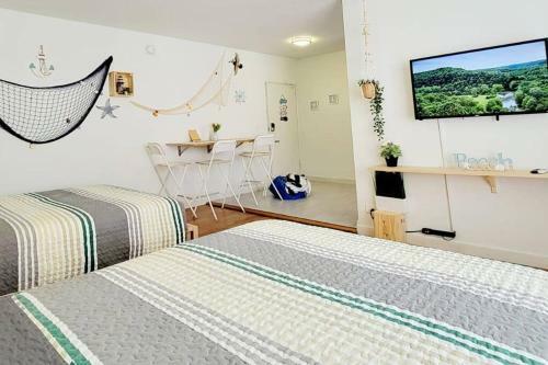 Apartamento Studio Nature-inspired For 4 People Next To The Beach