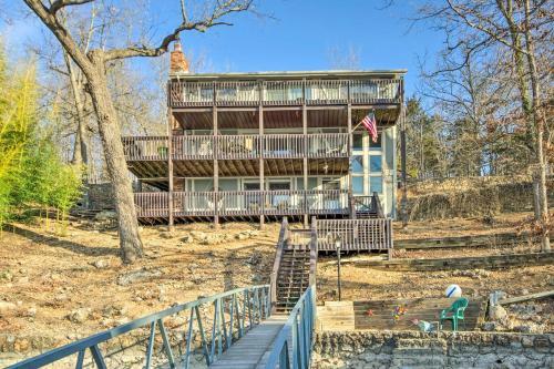 Lakeside Retreat With Decks, Boat Dock, And Grill
