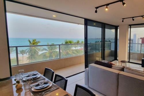 Apartamento Nov�ssimo Apto � Beira-mar No Melhor de Intermares