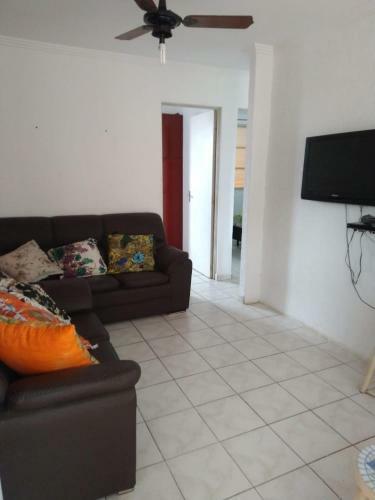 Apartamento Mobiliado Com Wifi E Garagem Coberta, Pr�ximo A Praia de Cibratel