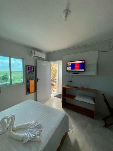 Apartamento Flat Lua Com Linda Vista E Estacionamento