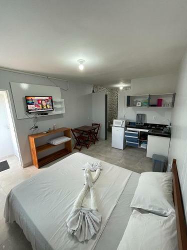 Apartamento Flat Lua Com Linda Vista E Estacionamento