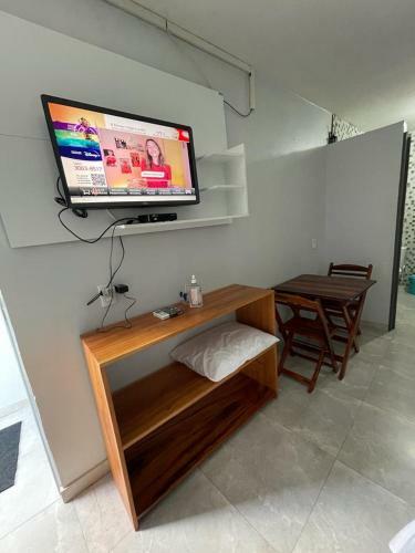 Apartamento Flat Lua Com Linda Vista E Estacionamento