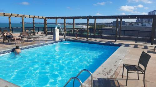 Apartamento Flat � Beira-mar Em Cabo Branco, P� Na Areia!