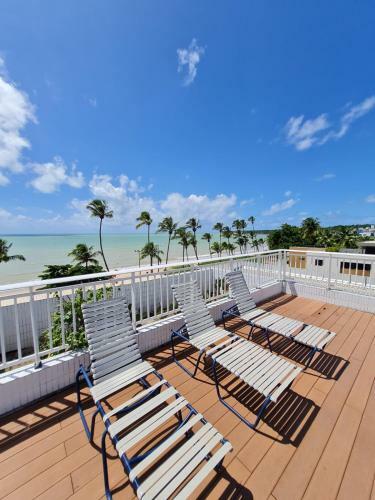 Apartamento � Na Beira-mar Do Mar Flat