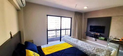 Apartamento Flat No Edif�cio Time.