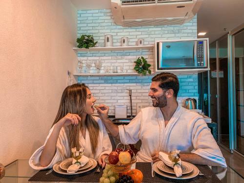 Apartamento Estiloso Com Vista Mar No Ritz Su�tes.