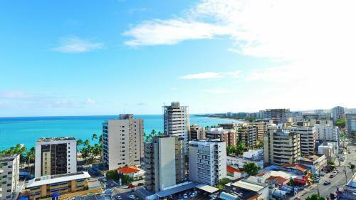 Apartamento Macei� Bel�ssima Vista Mar Quarto E Sala Com Varanda, Time , Ponta Verde
