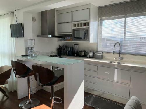 Apartamento Bali Beach Vista Mar Em B. Pi�arras/sc
