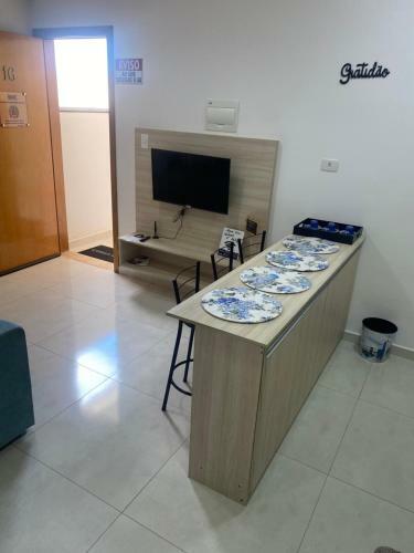 Apartamento Flat Em Ol�mpia Com Churrasqueira