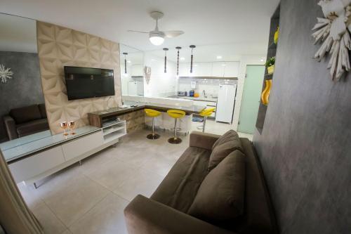 Apartamento Qavi - Triplex Com Sol�rio No Centro de Pipa #solar�gua180