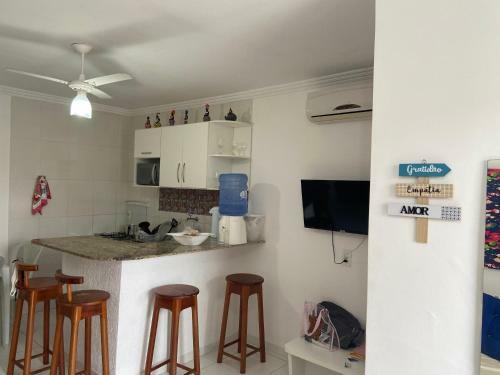 Apartamento 250 Metros Da Praia de Taperapuan